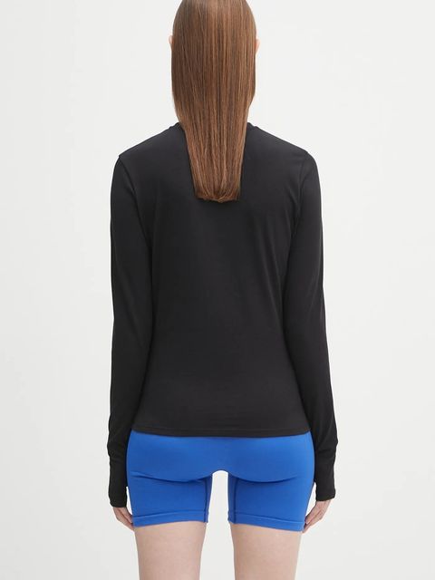 Pangaia longsleeve Cotton-Stretch Long-Sleeved Top kolor czarny 10002429