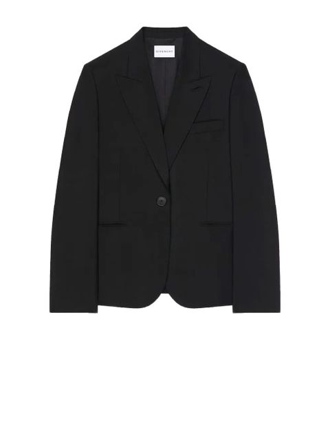 Givenchy peak-lapel single-breasted jacket - Black - zdjęcie produktu nr 2
