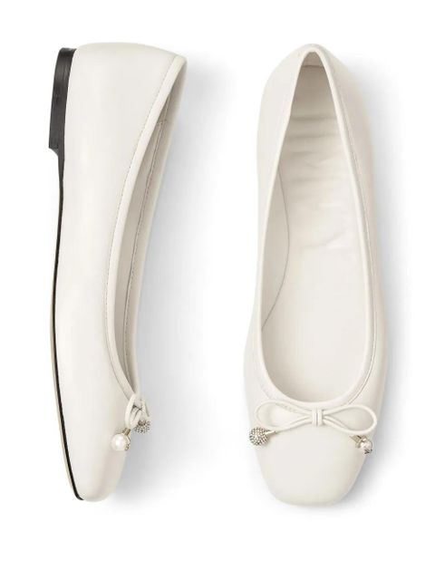 Jimmy Choo Elme ballerina shoes - White