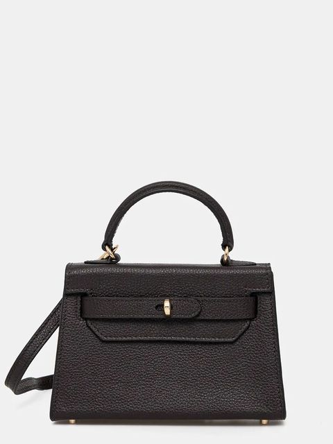 Silvian Heach torebka skórzana SANITA kolor brązowy RCP25016BO - zdjęcie produktu nr 1