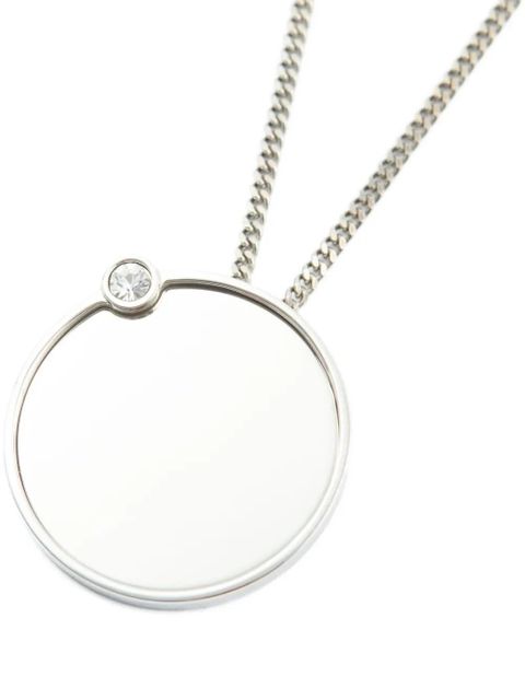 MM6 Maison Margiela mirror-pendant necklace - Silver