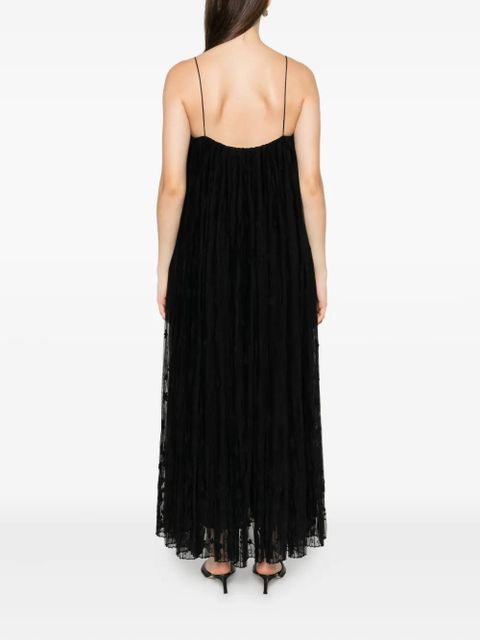 TOTEME floral tulle midi dress - Black - zdjęcie produktu nr 2