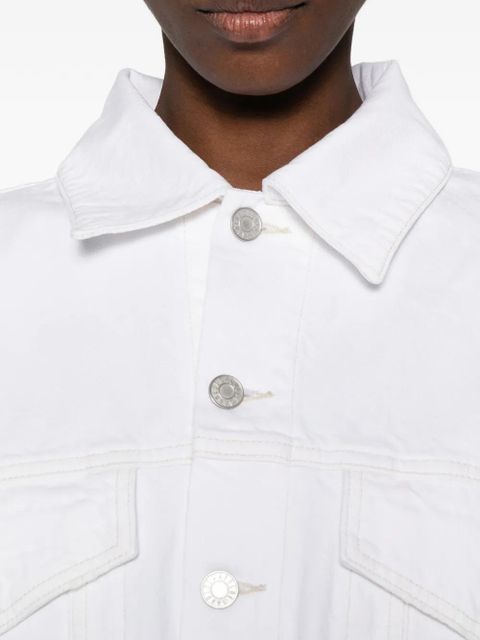 AGOLDE buttoned chest-pockets jacket - White - zdjęcie produktu nr 2