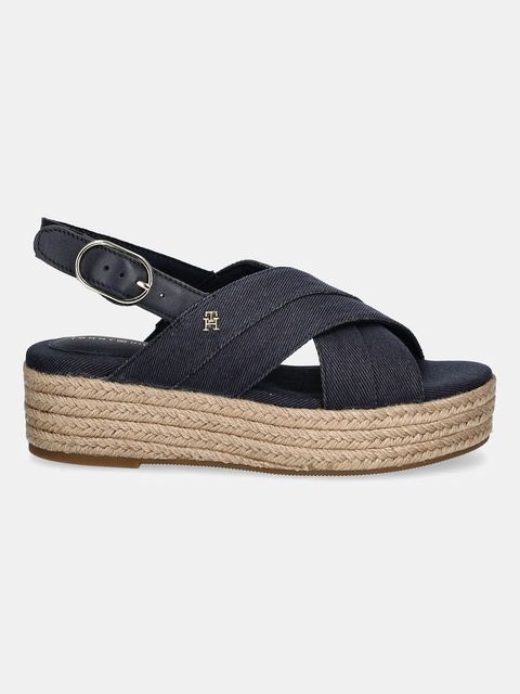 Tommy Hilfiger sandały DENIM ESPADRILLE PLATFORM SANDAL - zdjęcie produktu nr 2