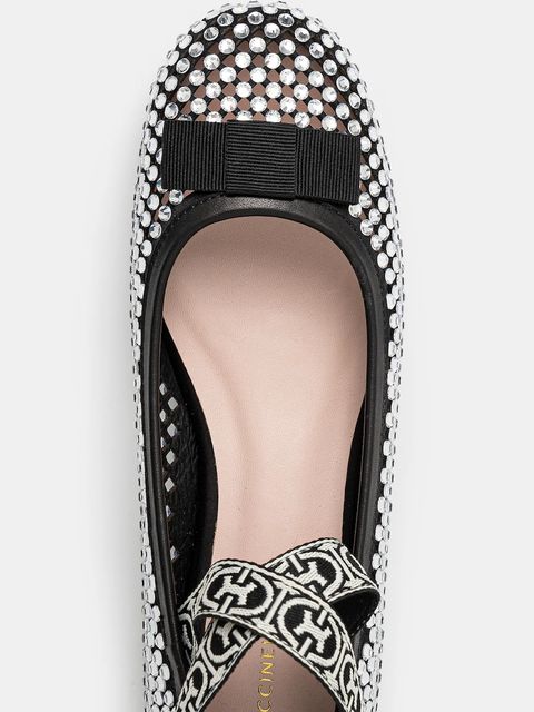 Coccinelle baleriny kolor srebrny E4 S17 19 02 01 847