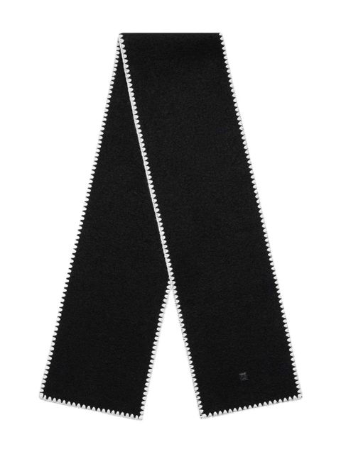 Manière De Voir Aube stitched scarf - Black - zdjęcie produktu nr 1