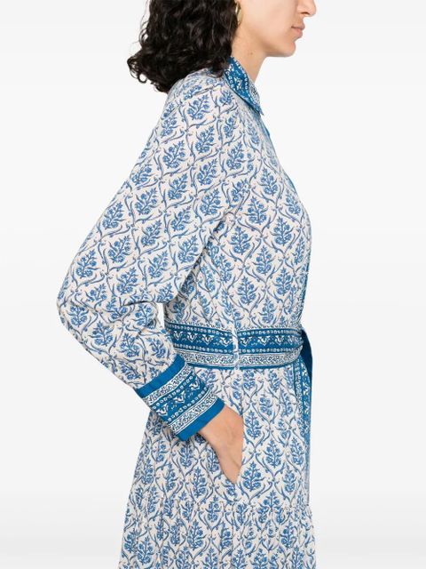 MC2 Saint Barth cotton maxi dress - Blue
