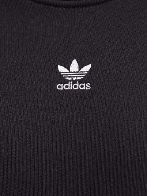 adidas Originals bluza bawełniana Essential damska kolor czarny gładka IY9630