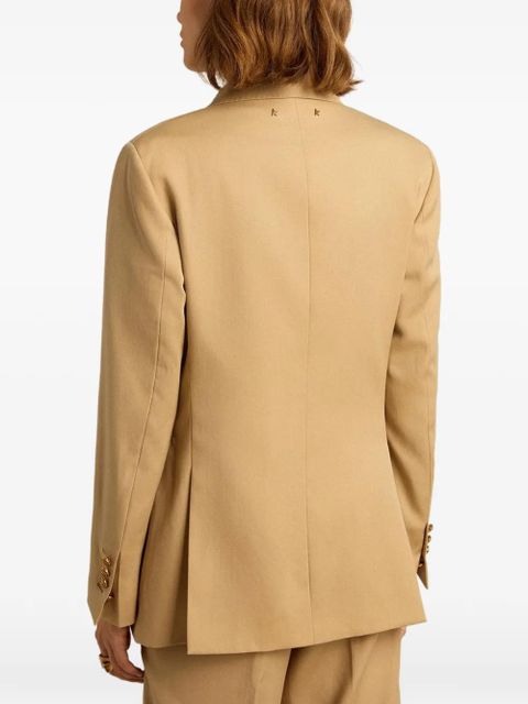 Golden Goose double-breasted virgin wool blazer - Neutrals