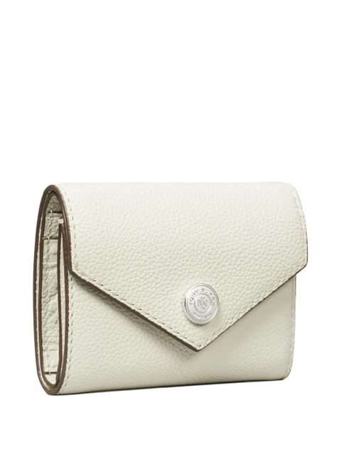 Tory Burch Pebble textured envelope wallet - Neutrals