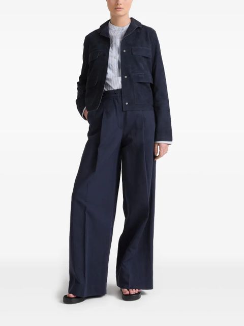 Yves Salomon suede jacket - Blue - zdjęcie produktu nr 2