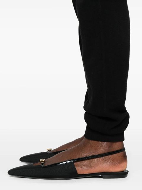 Saint Laurent high-waisted cashmere leggings - Black