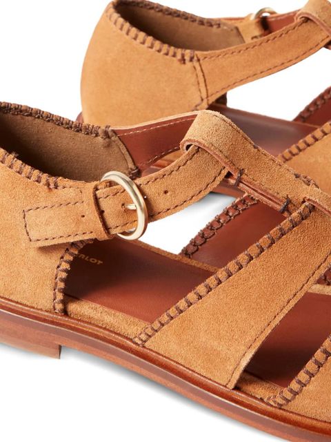 Claudie Pierlot buckle-fastening sandals - Brown