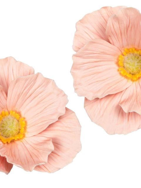 Jennifer Behr Demetria flower-shaped earrings - Pink