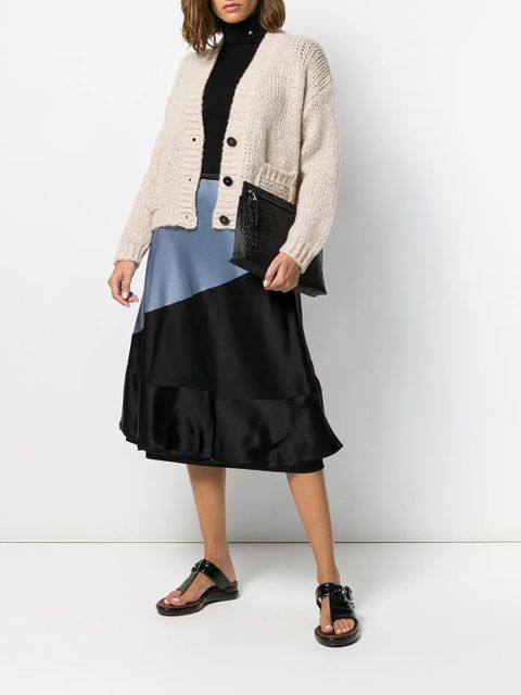 LOEWE colour-block balloon skirt - Grey - zdjęcie produktu nr 2