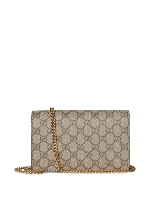 Gucci GG Marmont two-tone chain wallet - Neutrals - zdjęcie produktu nr 2