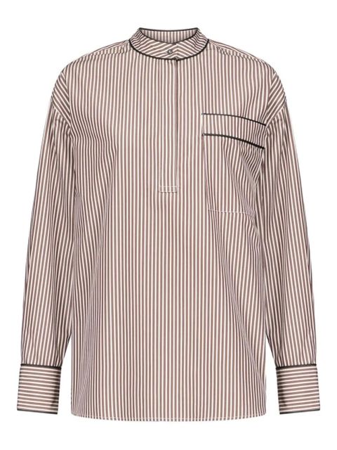 LouLou de Saison Verna striped shirt - White - zdjęcie produktu nr 1