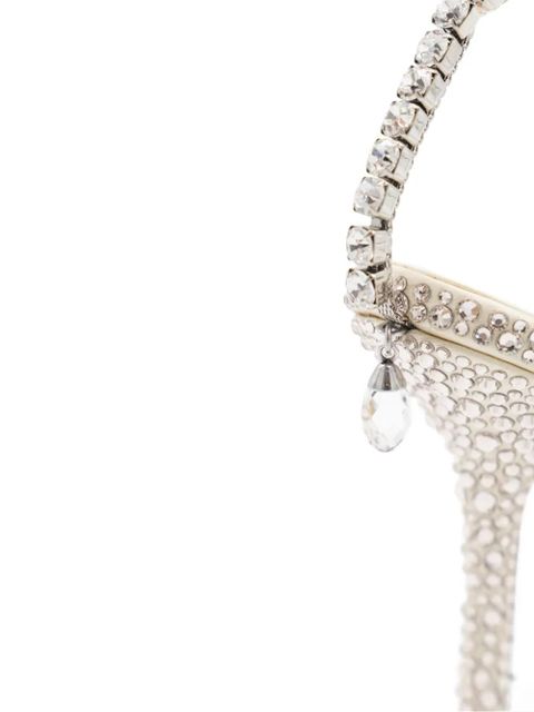 Jimmy Choo 100mm Saeda crystal-embellished pumps - Neutrals - zdjęcie produktu nr 2