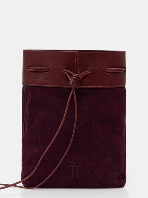 Forte Forte torebka skórzana kolor bordowy 14199.mybag