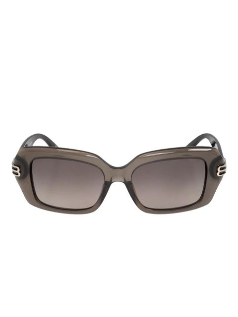 Balenciaga Eyewear rectangle-frame sunglasses - Grey