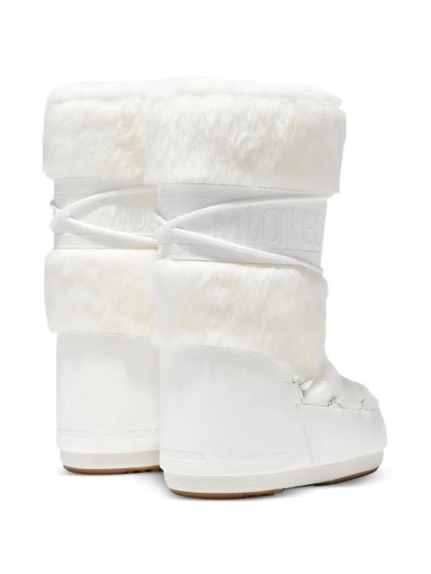 Moon Boot faux-fur logo boots - White - zdjęcie produktu nr 2