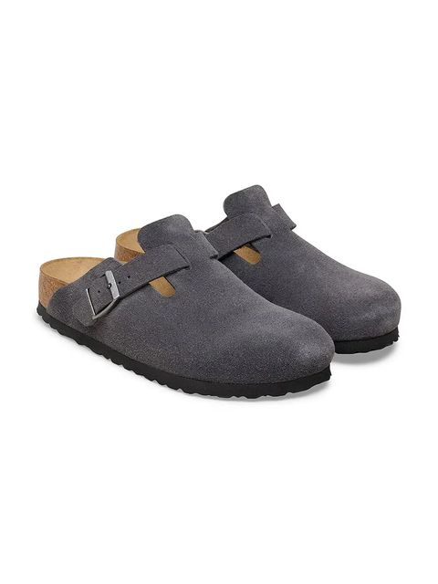 Birkenstock klapki zamszowe Boston