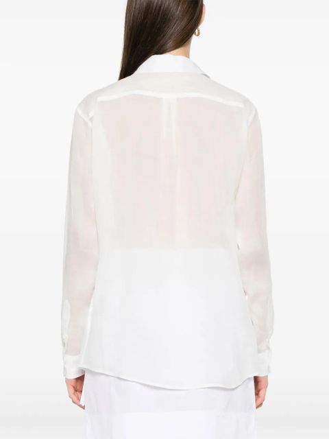 TOTEME double-collar shirt - White