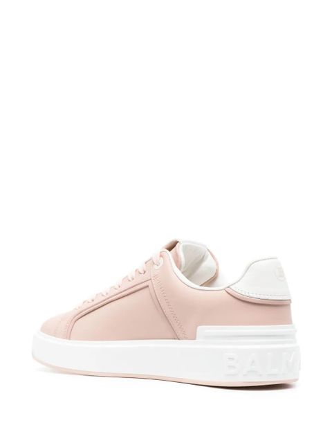 Balmain B-Court leather sneakers - Pink - zdjęcie produktu nr 2