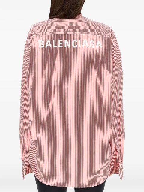 Balenciaga striped shirt - Red