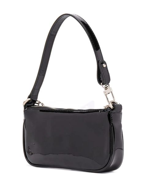 BY FAR chain strap shoulder bag - Black