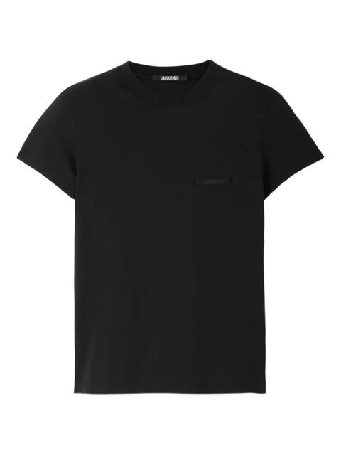 Jacquemus cotton T-shirt - Black - zdjęcie produktu nr 1