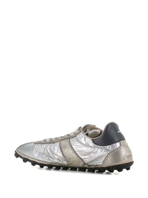 Maison Margiela textured lace-up sneakers - Silver
