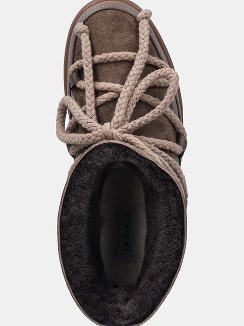 Inuikii śniegowce zamszowe Classic kolor brązowy 1001.003.0122.163