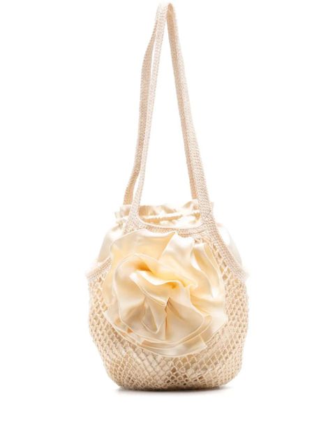 Magda Butrym Sevana medium crochet tote - Neutrals - zdjęcie produktu nr 1