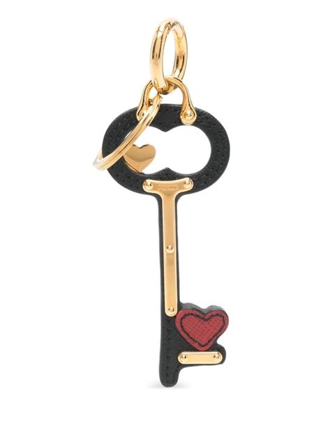 Prada heart-motif keyring - Black - zdjęcie produktu nr 1