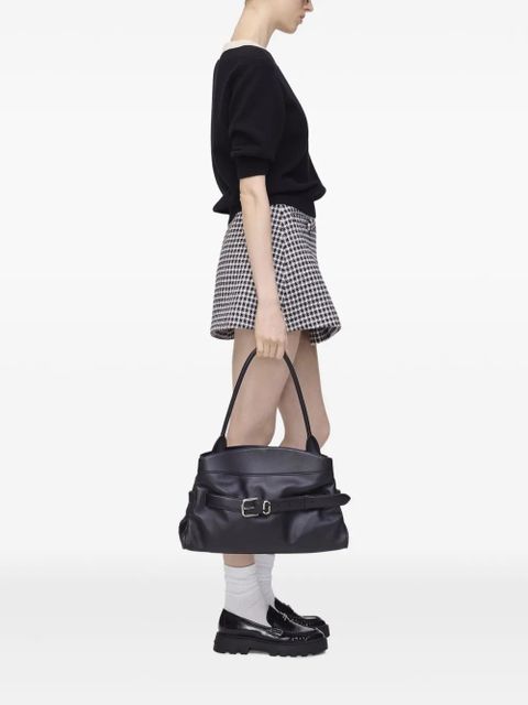 Marc Jacobs contrast-collar wool top - Black