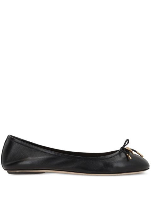 Chloé leather ballerina shoes - Black - zdjęcie produktu nr 1