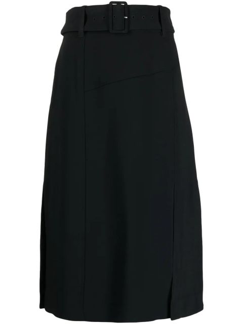 3.1 Phillip Lim belted-waist high-waisted skirt - Black - zdjęcie produktu nr 1