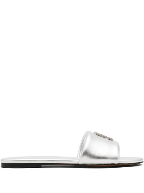 Marc Jacobs metallic-leather sandals - Silver - zdjęcie produktu nr 1