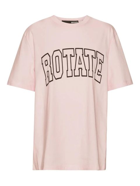 ROTATE BIRGER CHRISTENSEN logo print T-shirt - Pink - zdjęcie produktu nr 1