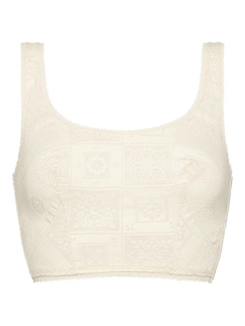 ERES Zellige crop top bra - Neutrals - zdjęcie produktu nr 1