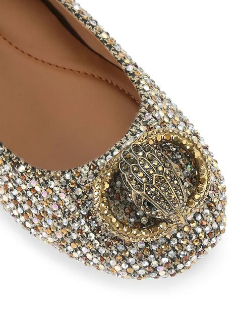 Kurt Geiger London baleriny Chelsea Ballerina kolor złoty 5000643609 - zdjęcie produktu nr 2