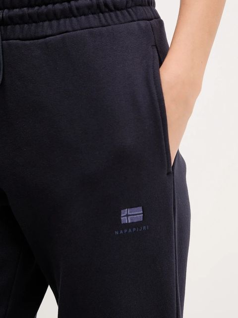 Napapijri spodnie dresowe M-Nina damskie kolor granatowy gładkie NP0A4HD61761