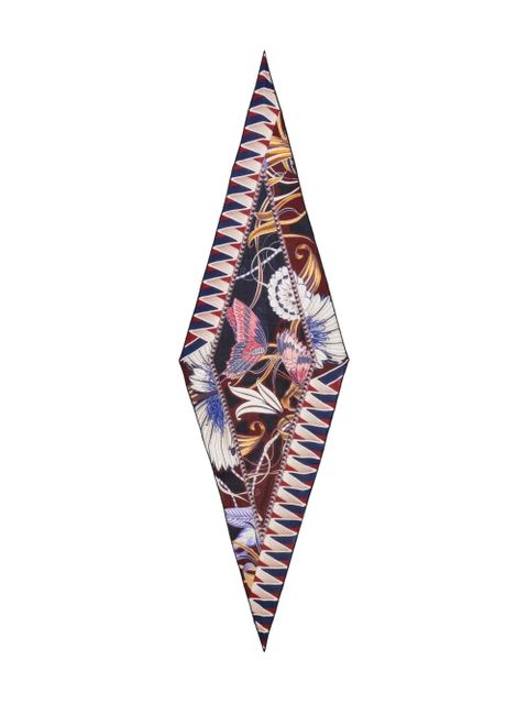 Ferragamo floral-print scarf - Blue - zdjęcie produktu nr 1