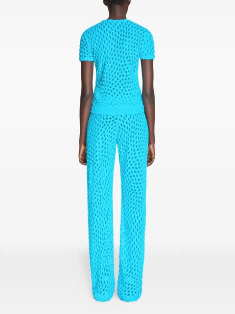 DRIES VAN NOTEN drawstring jersey trousers - Blue