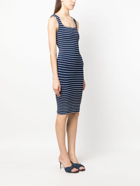 Hunza G striped tank dress - Blue