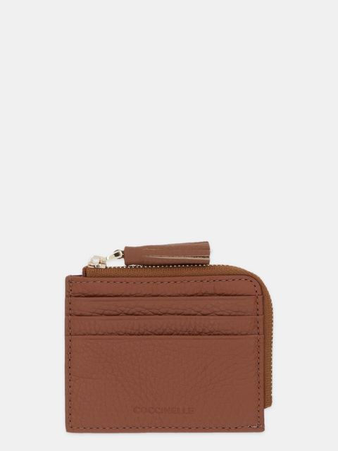 Coccinelle portfel skórzany damski kolor brązowy E2 MU0 12 89 01 - zdjęcie produktu nr 1