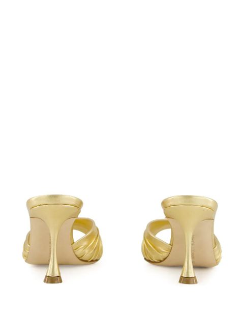 Manolo Blahnik 70mm Pirua sandals - Gold