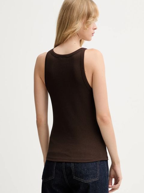 Gestuz top damski kolor brązowy 10910297