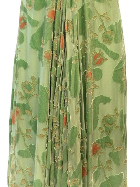Cult Gaia Renay floral-print gathered dress - Green - zdjęcie produktu nr 2